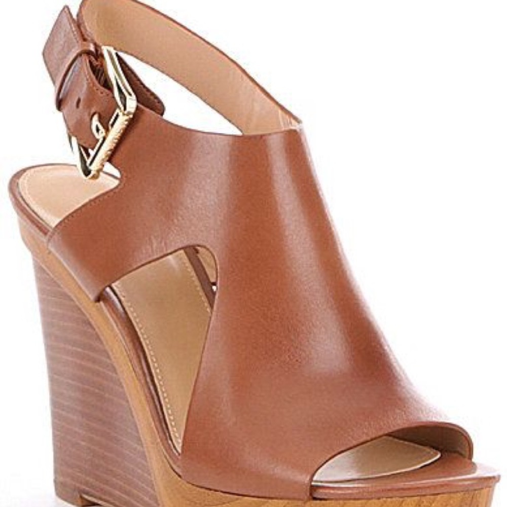 MICHAEL Michael Kors- Josephine leather peep toe